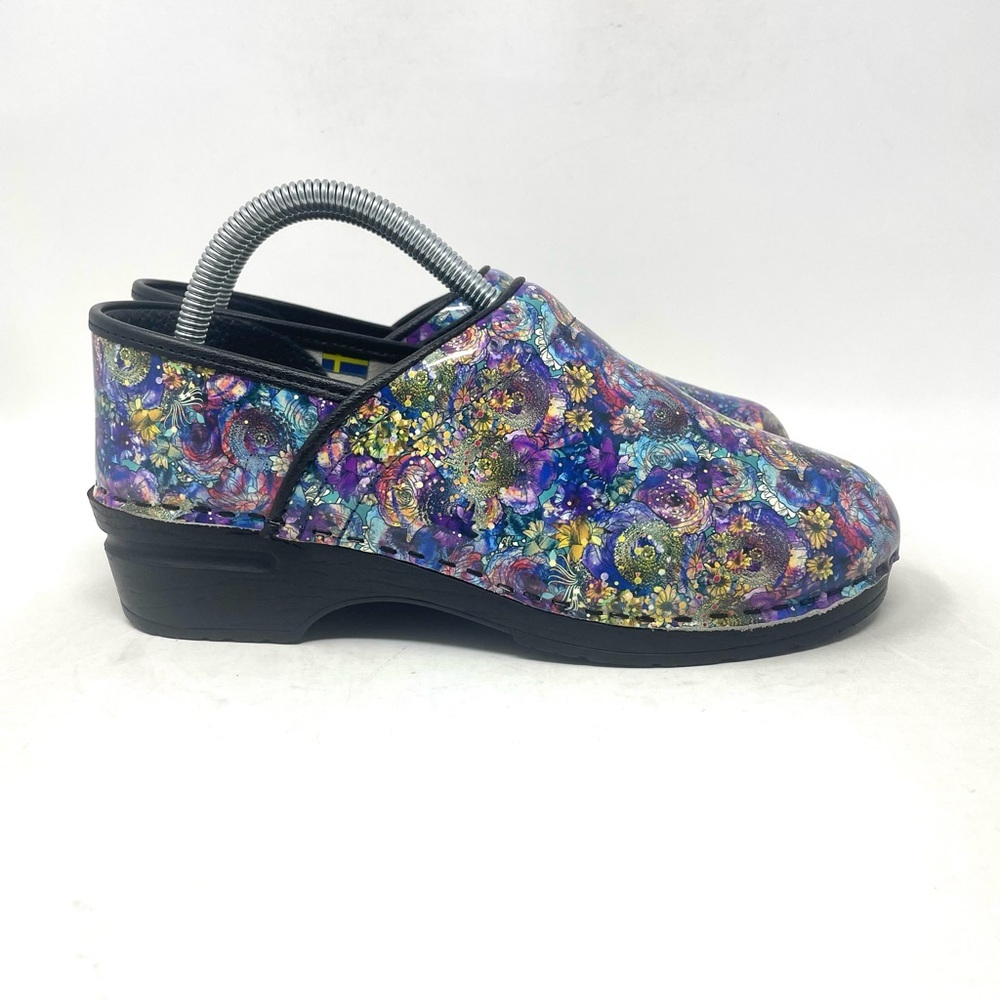 Bjork Clog Blue Flowers Womens EU 40-41